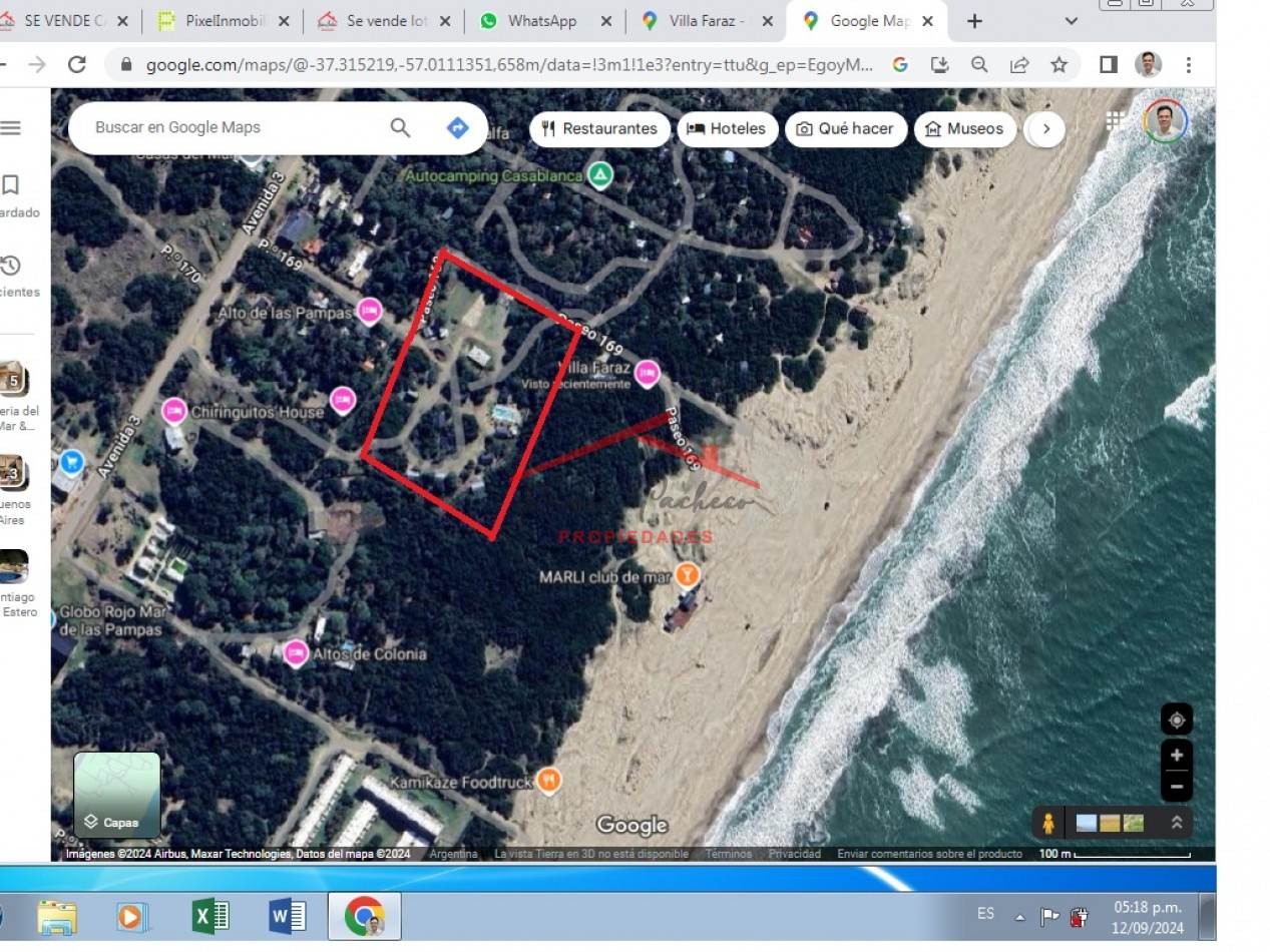 Lote multifamiliar en venta en Villa Gesell