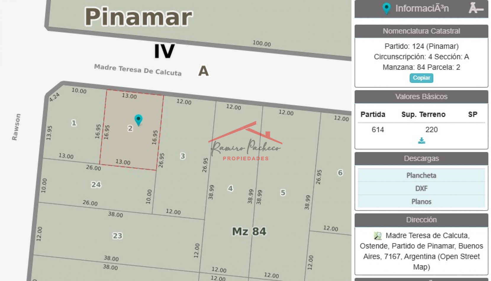 Lote en venta en Ostende