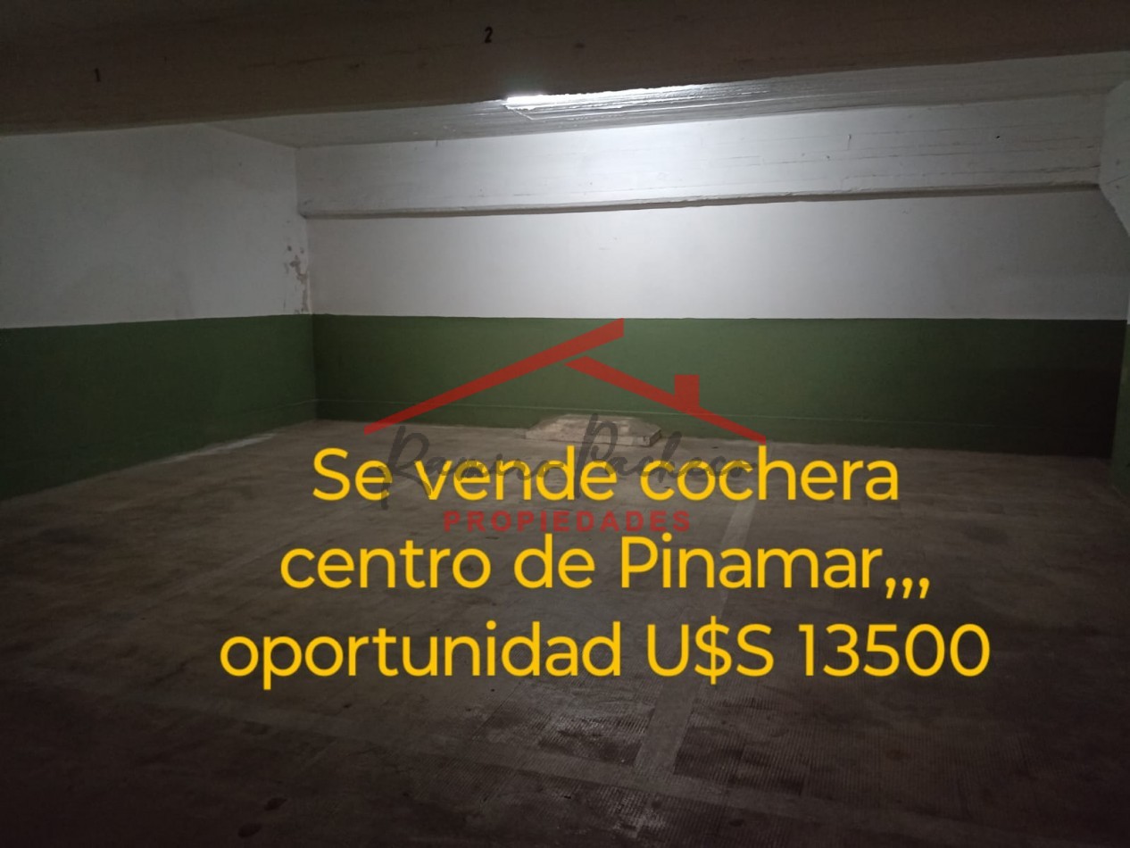 Se vende cochera en pinamar