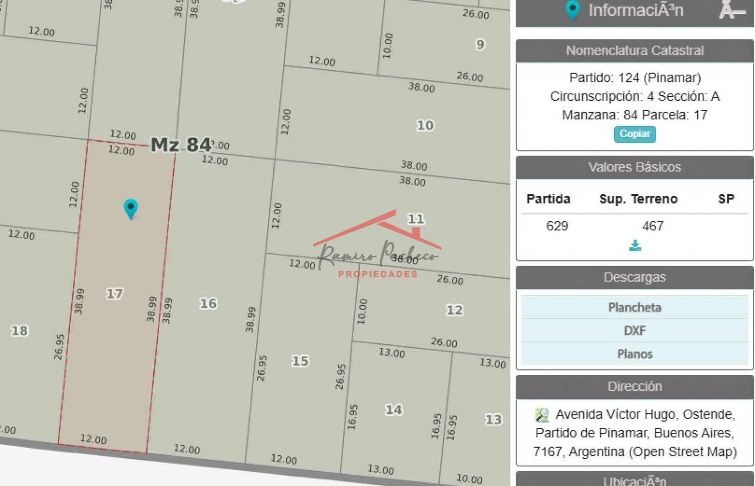 Lote en venta en Ostende