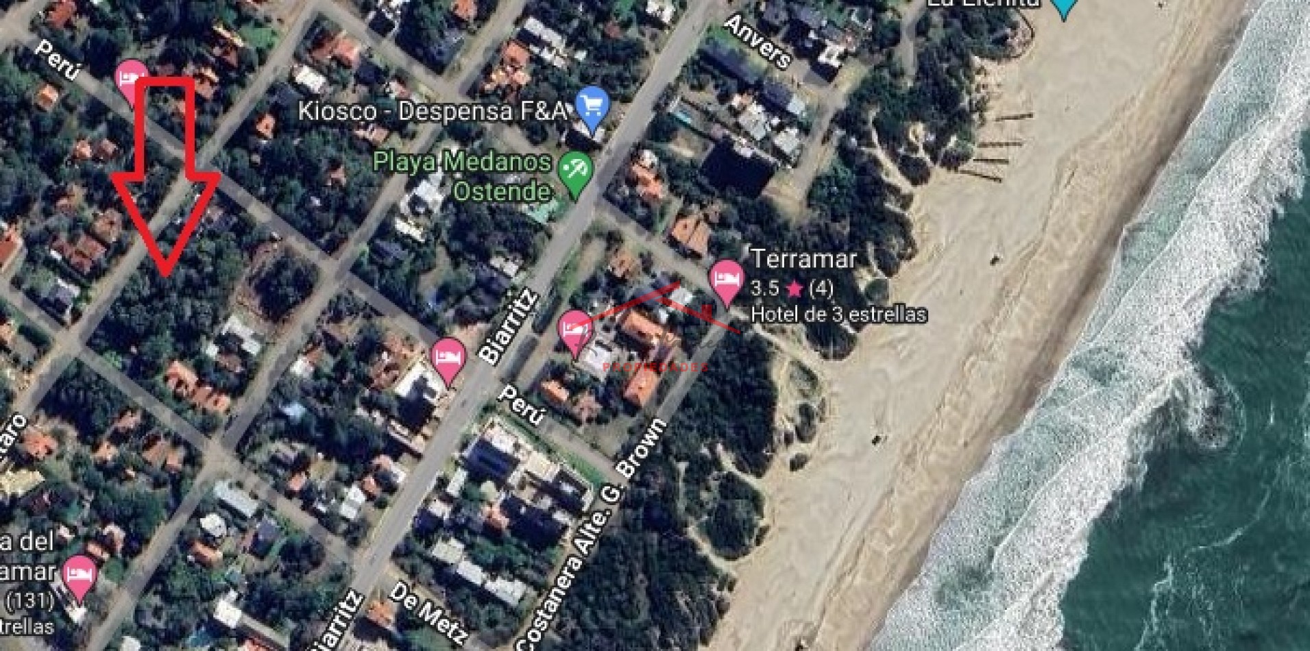Lote multifamiliar en venta en Ostende Pinamar