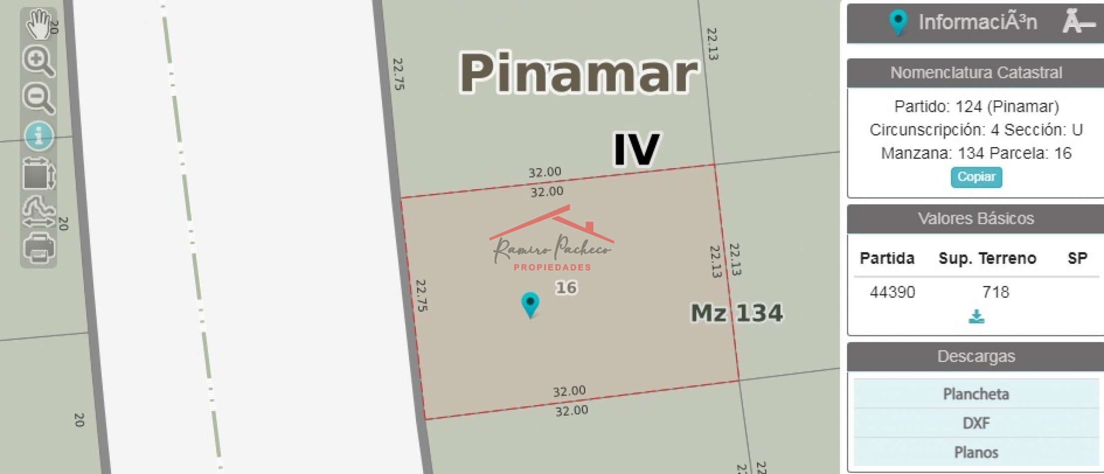 Lote en venta en Pinamar 