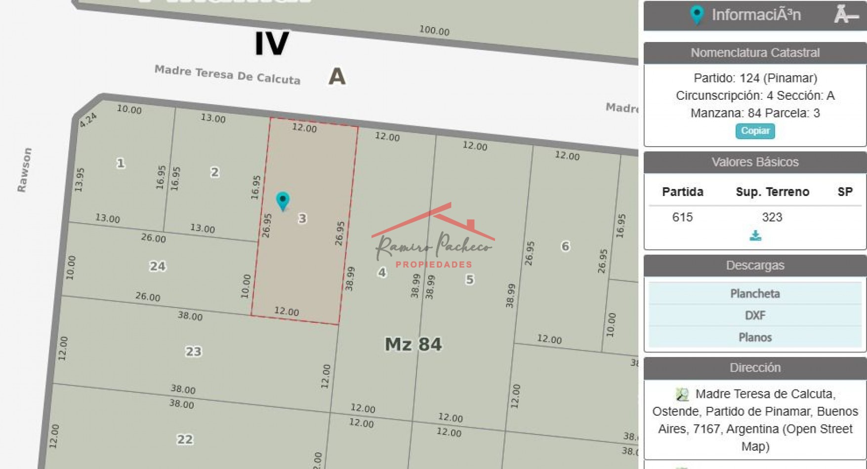 Lote en venta en Ostende