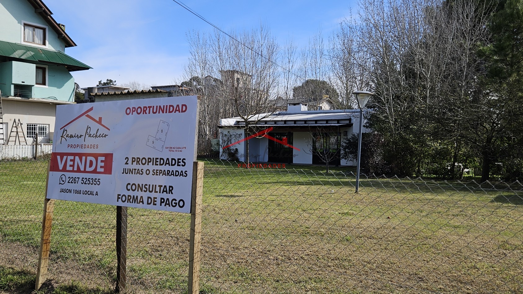 Dos propiedades en venta en Valeria Del Mar